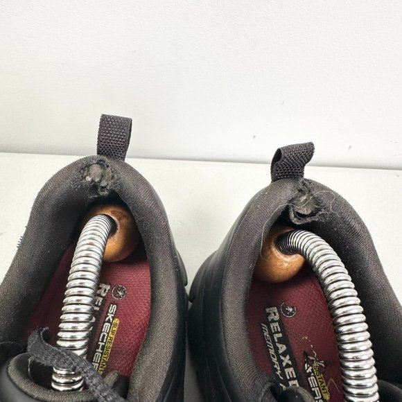 Skechers Work Shoes Womens Size US 9 Black Memory Foam Slip Resistant Light - Picture 2 of 13